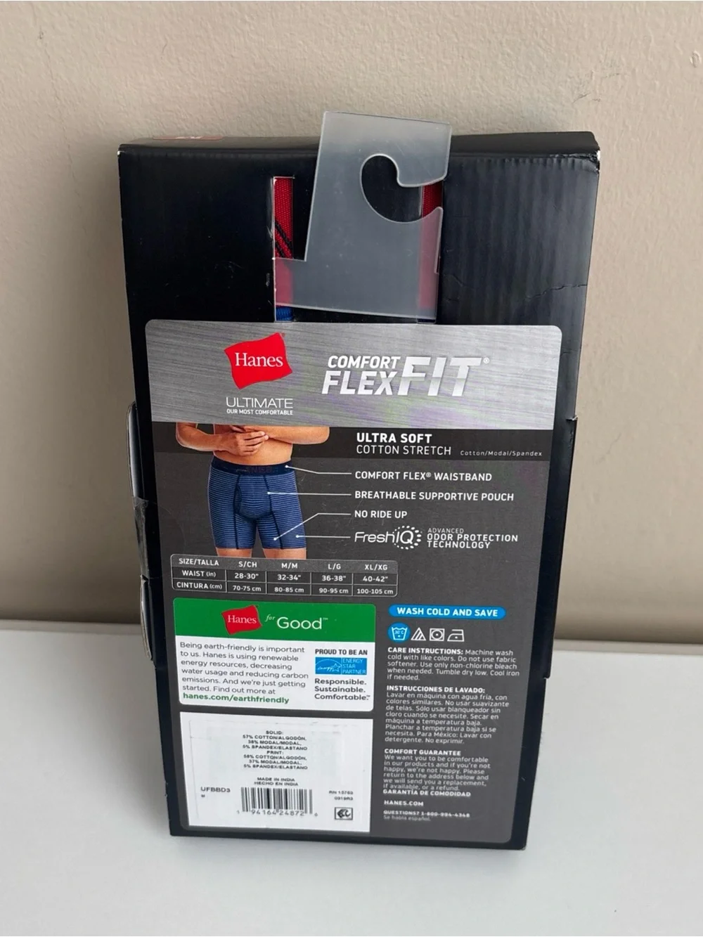 New Hanes Ultimate comport flex fit 3 tag-less boxer briefs  Size-M 32-34